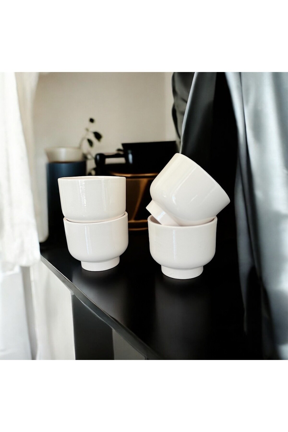 Yudum Espresso Fincanı — Beyaz, görsel 1
